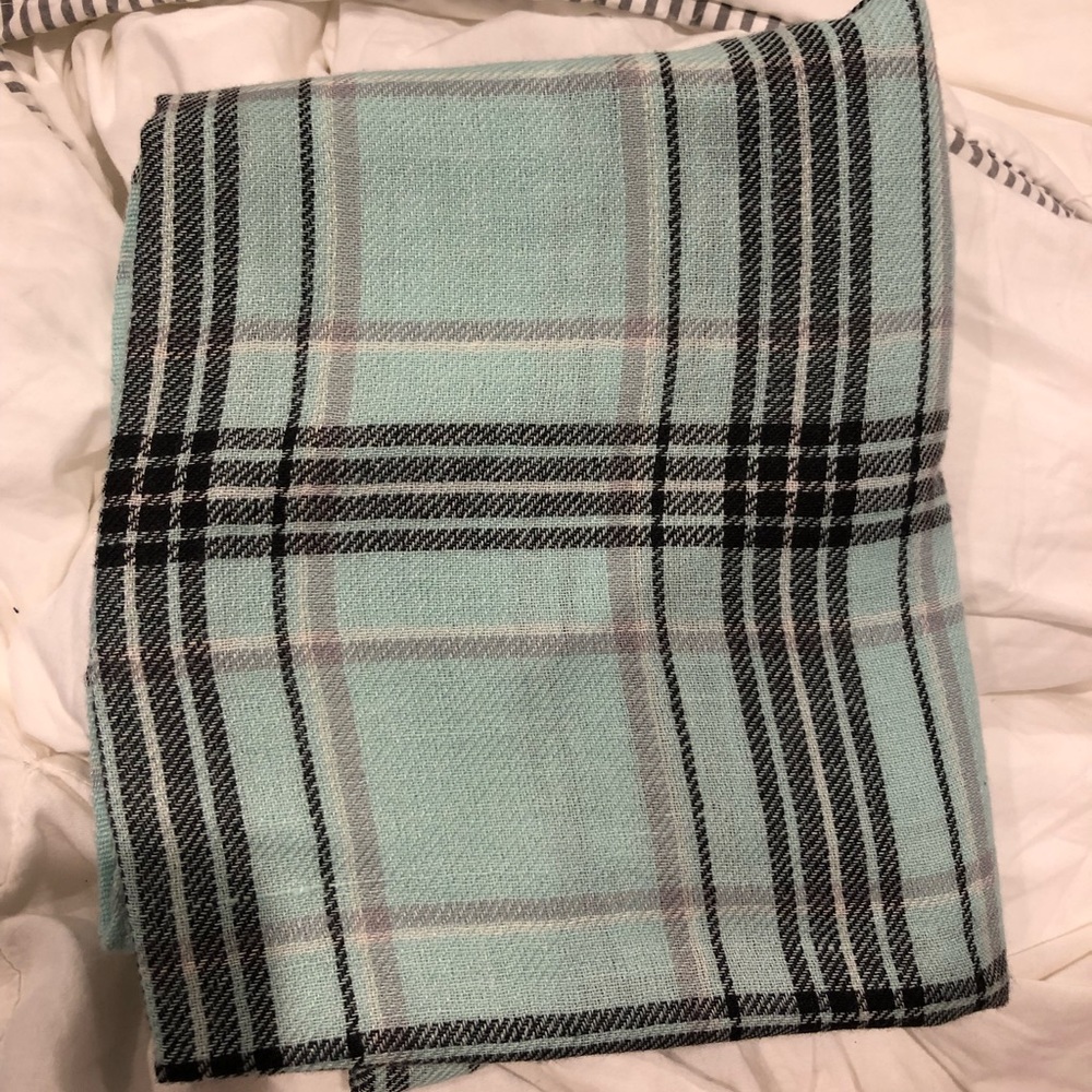 Gingham infinity scarf